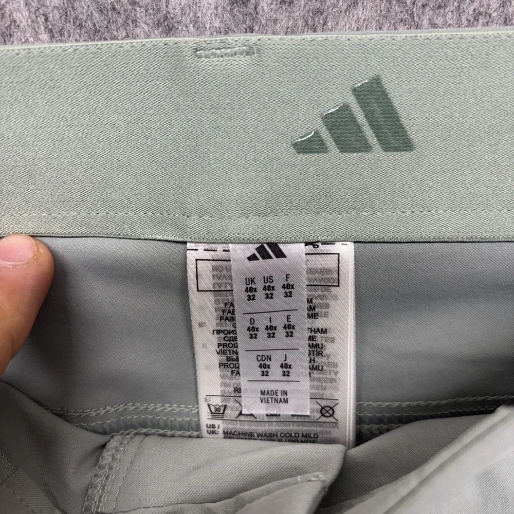 Adidas Ultimate 365 5 Pocket Pants Men's 40‎ x 30 Green Golf Chino Stretch New